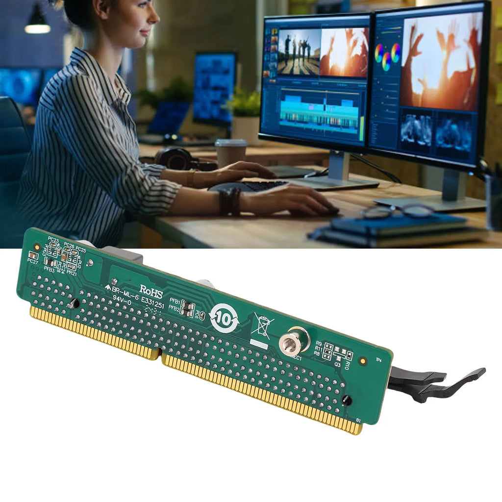 PCIE16 Riser Card Fit Workstation M90q M950q PCI Express 16x