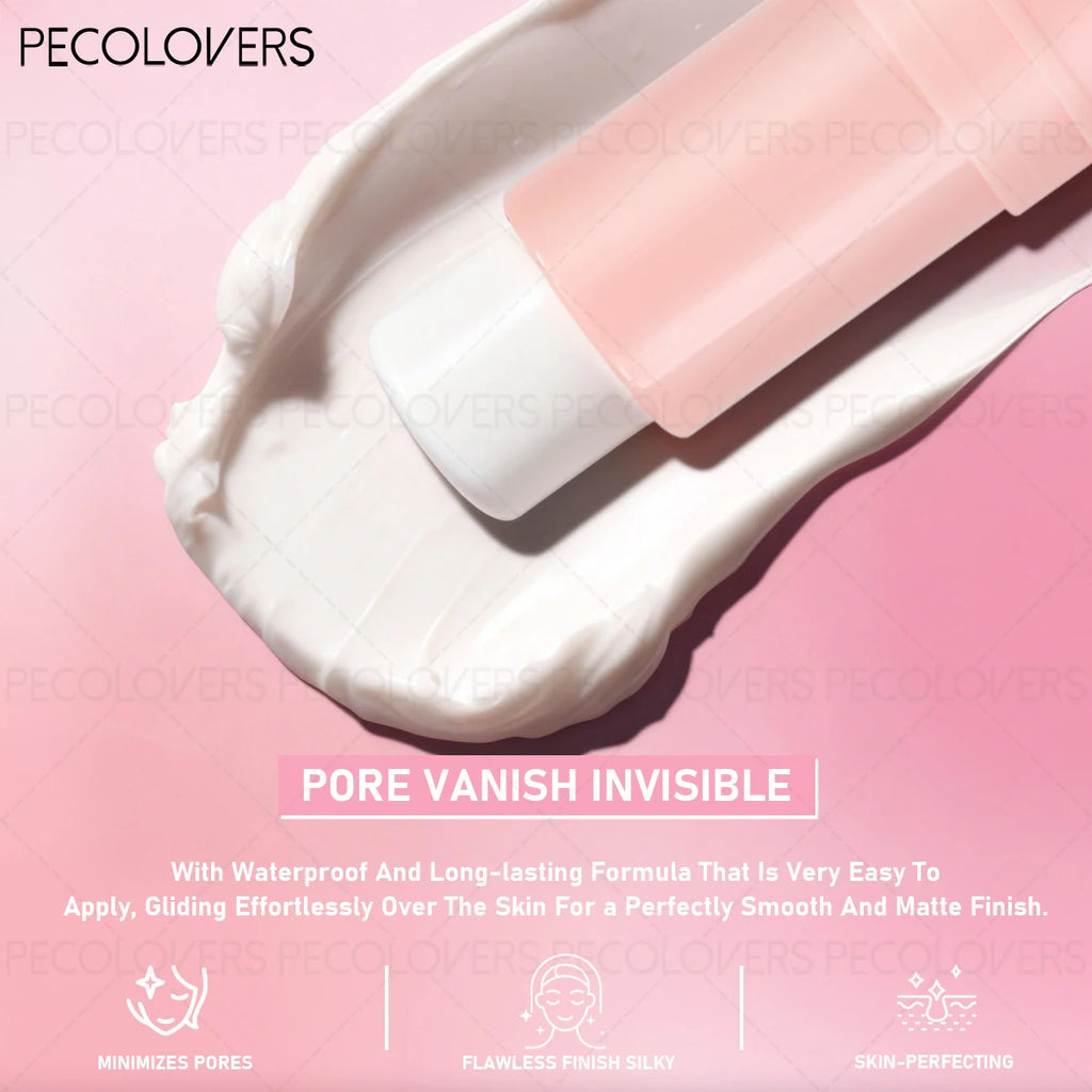 1PC Poreless Makeup Primer Stick-non-greasy, Hides Pores, Dark Circles, Blemishes, Glow, Moisturizes, Gentle, for Daily Makeup Zpaxo