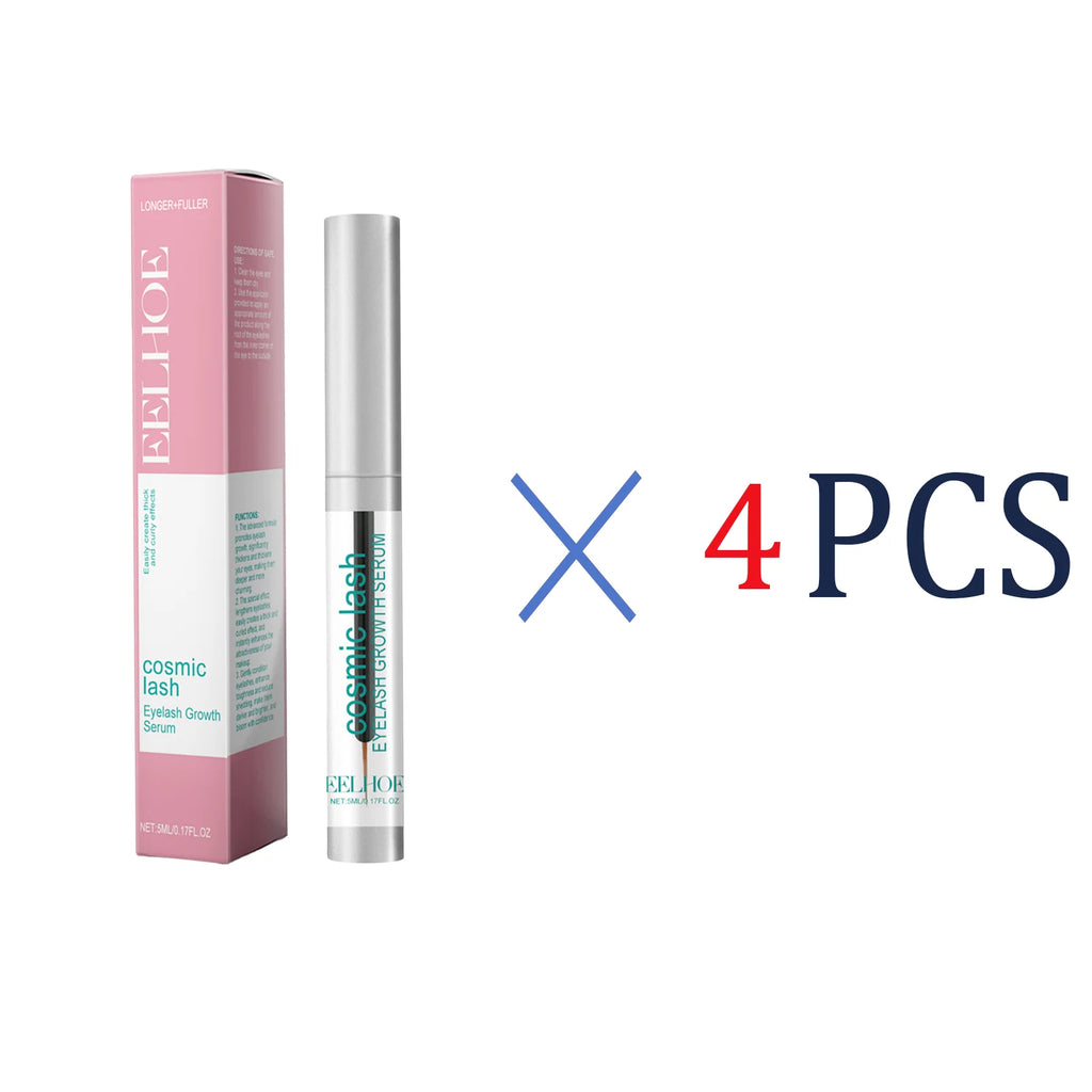 EELHOE Eyelash Growth Serum Volume And Curl Mula Promotes Eyelash Growth Special Effect Lengthens Eyelashes Gently Condition 5ml Zpaxo 4 Pcs
