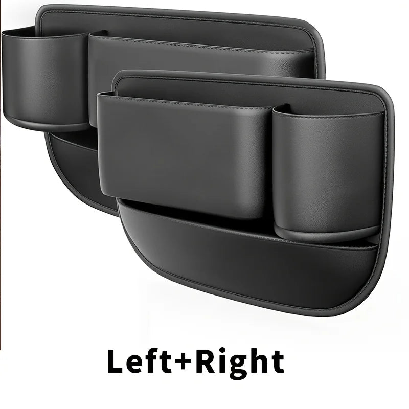 Car Seat Gap Storage Box Multifunctional Device Sorting Filling Pad Zpaxo black