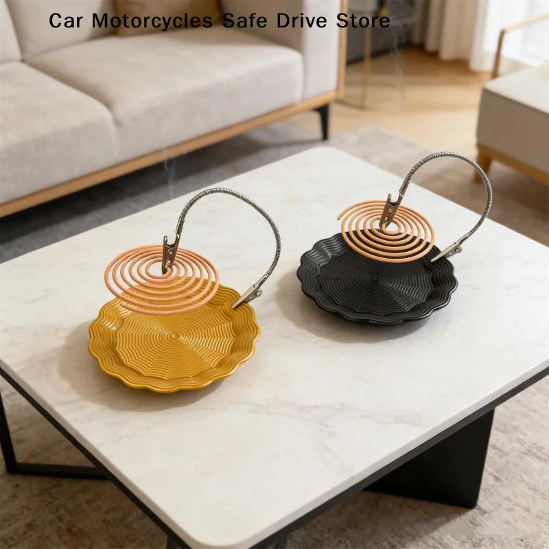 CMNew Multifunctional Iron Mosquito Coil Holder Portable Detachable