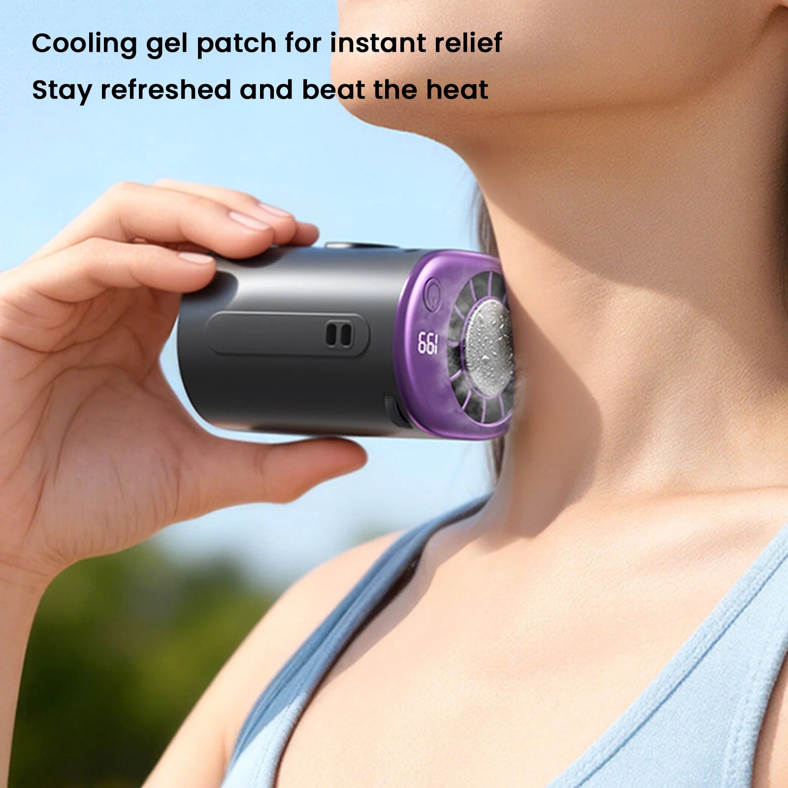 Car Clip Fan Mini Portable Outdoor Clip Umbrella Fan 199 Speed Waist Clip Electric Fan 360° USB Rechargeable Desktop Cooling Fan Zpaxo