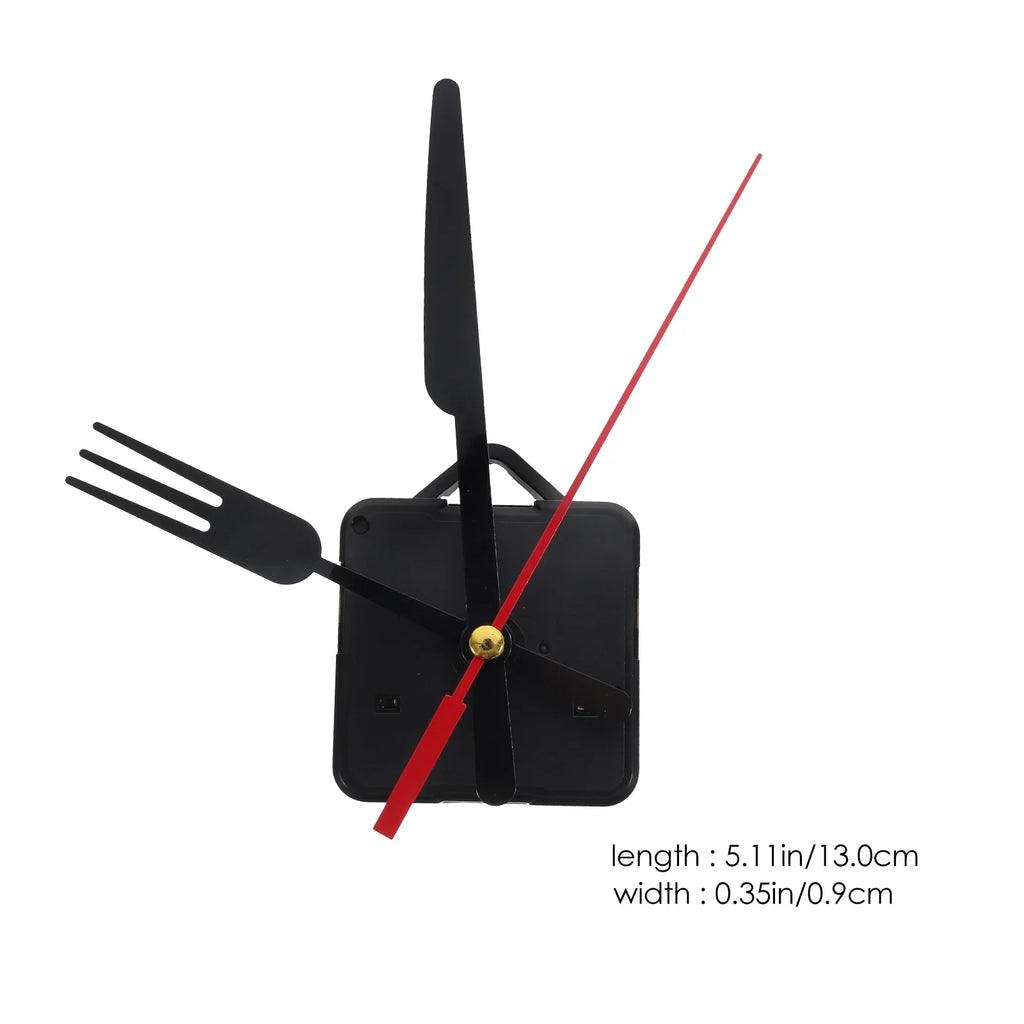 Fork Knife Clock Hands Mechanism Silent Quartz Movement Diy Repair