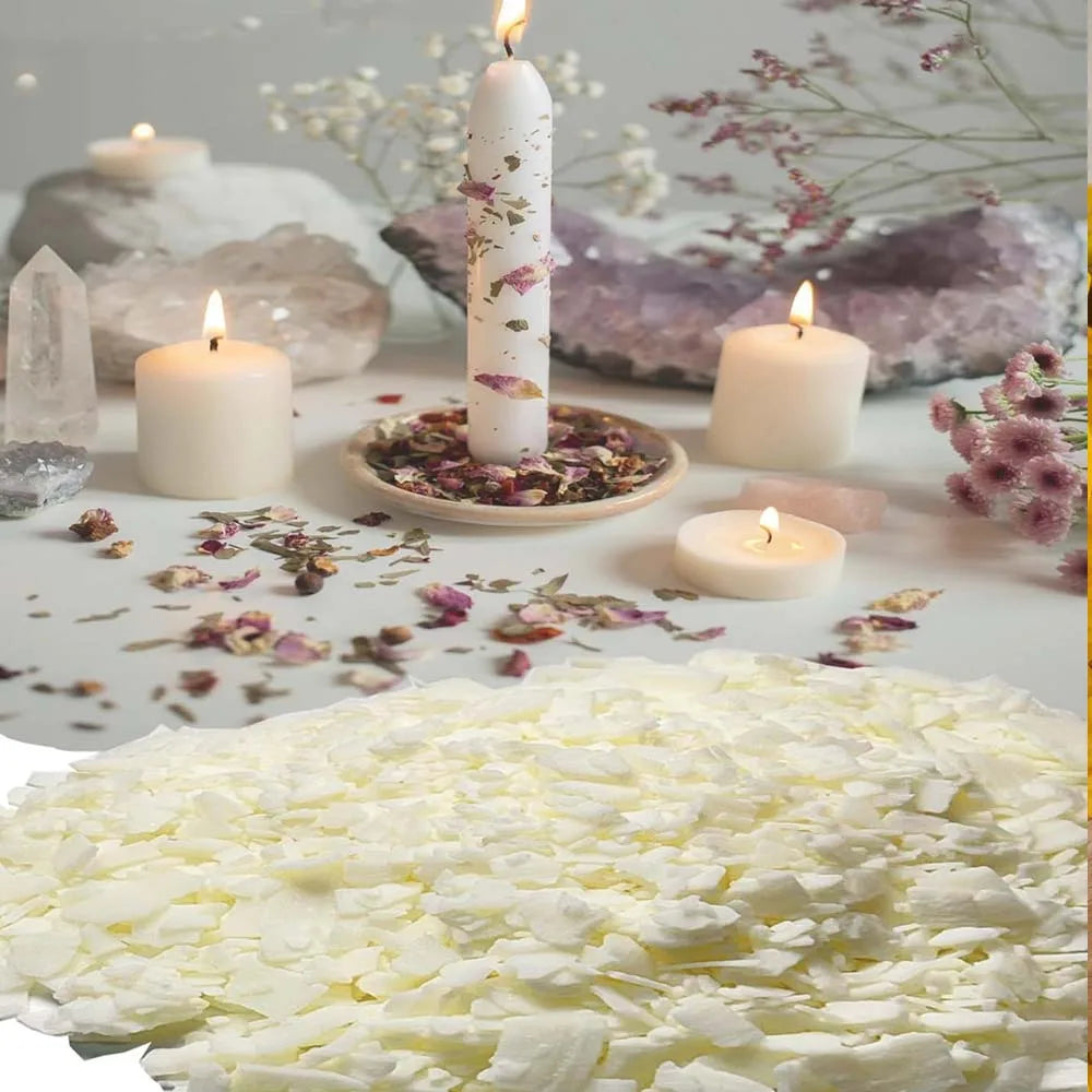 Natural Soy Wax Flakes 200g – Premium Candle Making Wax Candle Making Wax Zpaxo