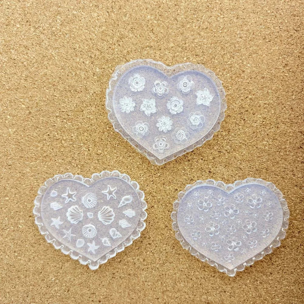 3pc Flower Silicone Nail Art Mold – Rose & Camellia DIY Set Nail Art Mold Zpaxo style 1