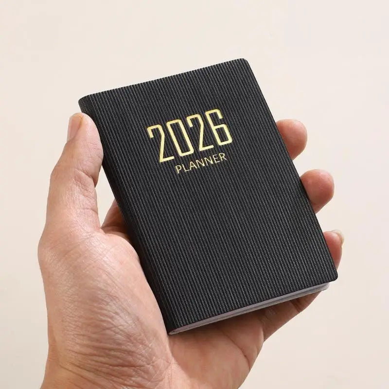 A7 Specification 2026 English Planner Book Mini Portable Pocket Daily