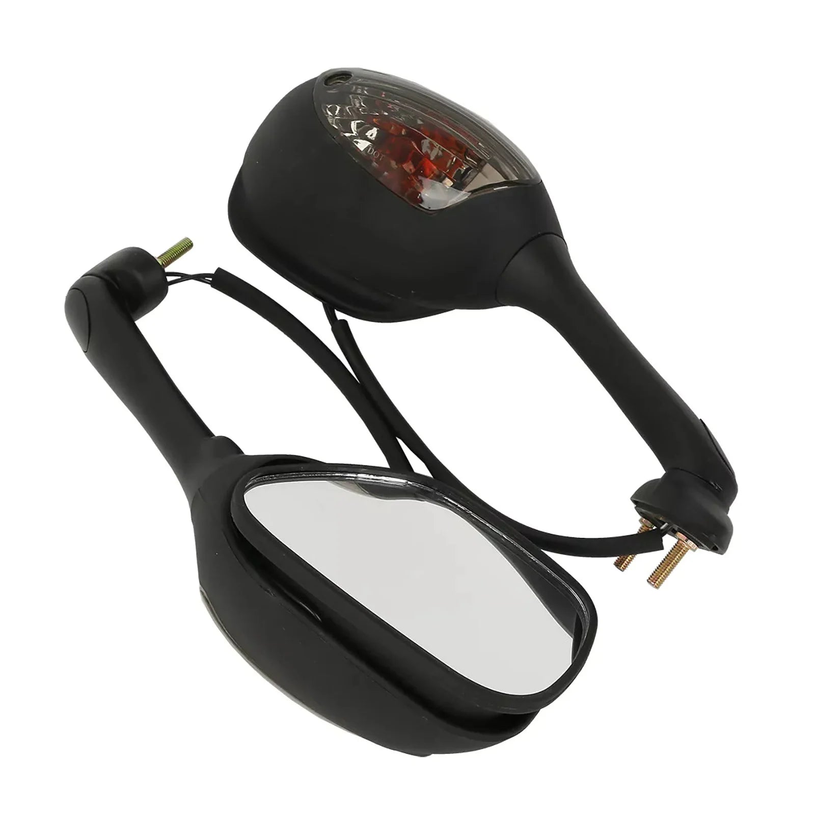 1 Pair Rearview Mirrors Bulit Turn Signal Light Replacement Parts