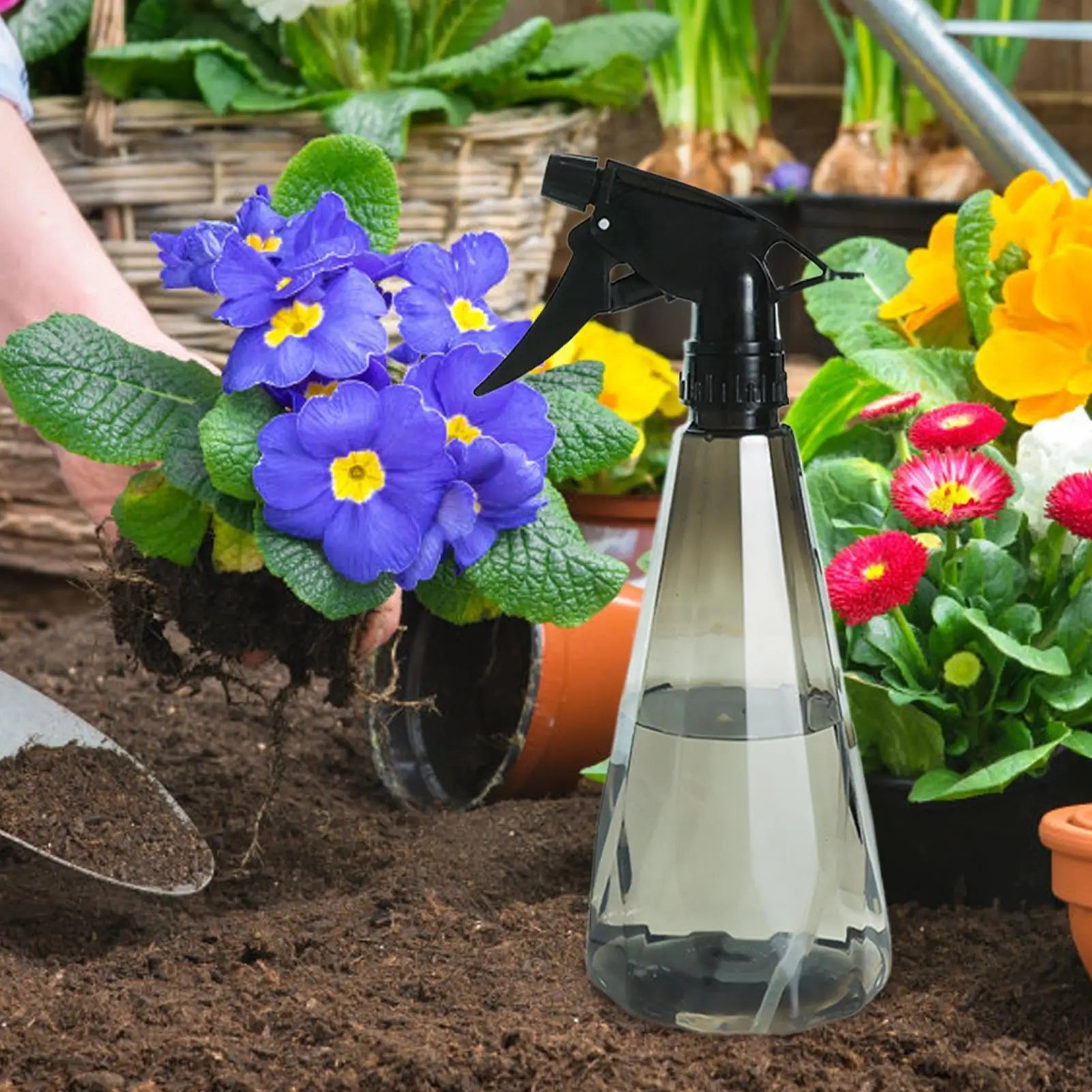Spray Bottle Garden Sprayer Adjustable Nozzle Watering Can Plants