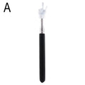 Stainless Steel Teach Stick Teacher Extendable Pointer Finger Reading Zpaxo black-5pcs