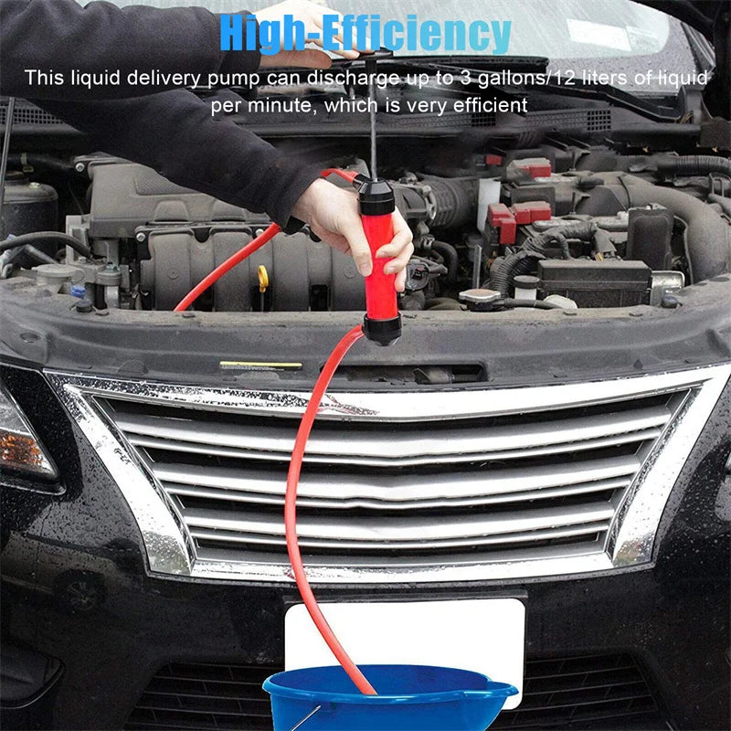 3-in-1 Manual Hand Pump Kit – Fuel, Liquid & Air Siphon