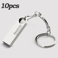 10pcs Metal USB Flash Drives 64GB Waterproof USB Stick 4GB Free Key Ring Pen Drive 3.0 Gift Free Shipp Memory USB 2.0 Free Logo Zpaxo usb 2.0-4GB Silver