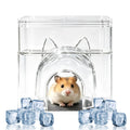 Hamster Cool House Clear Heat Relief Cube Hamster Cooling Bed For Small Pet Sugar Glider Hedgehog Ferret Cage Indoor Summer Hot Zpaxo China Mainland