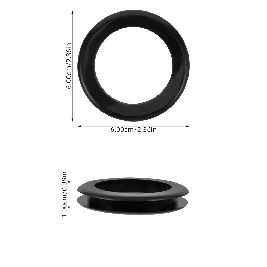 2Pcs Lightweight Silicone Table Umbrella Ring Outdoor Patio Umbrella Hole Plug Sunshade Fixing Tool for Glass Tables Yard Bar Zpaxo