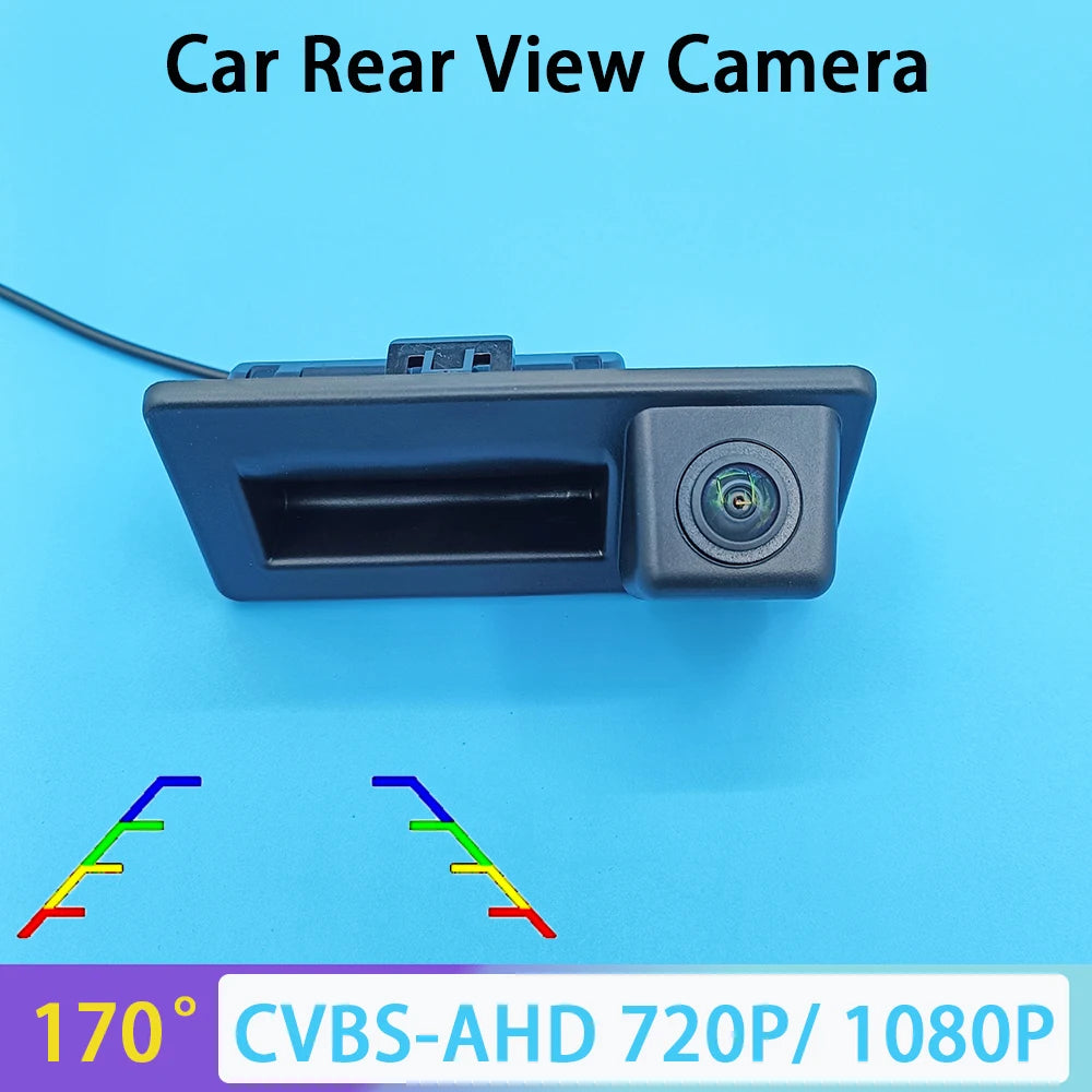 AHD1080P CVBS Car Rear View Reverse Camera Trunk Handle Bracket Audi