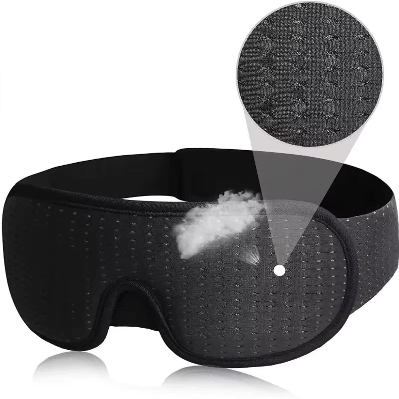 Night Breathable Blindfold Sleepmasker 3D Sleeping Mask 100 Blockout