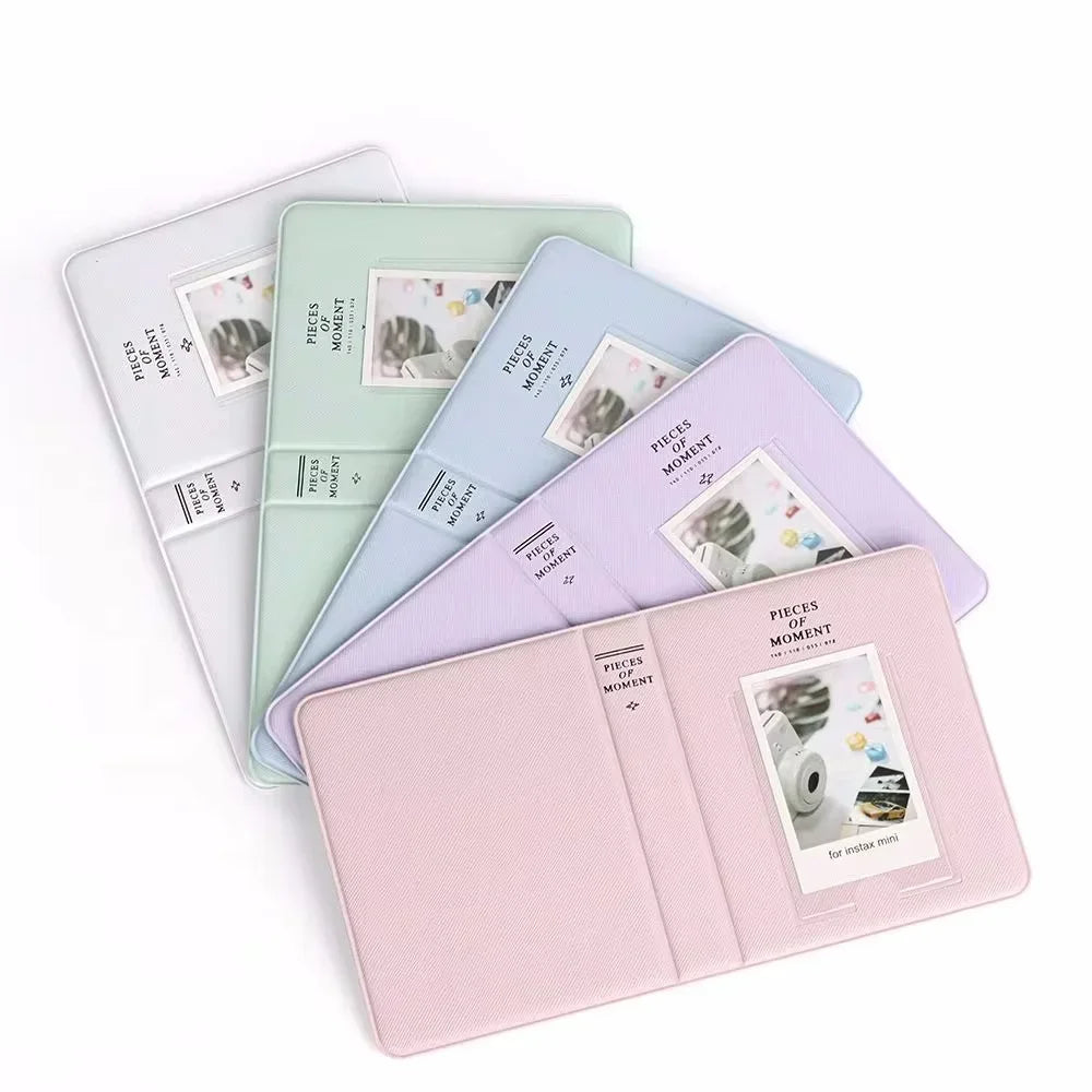 64 Pockets Photo Album Inch Pictures Storage Case Stamps Tickets Zpaxo