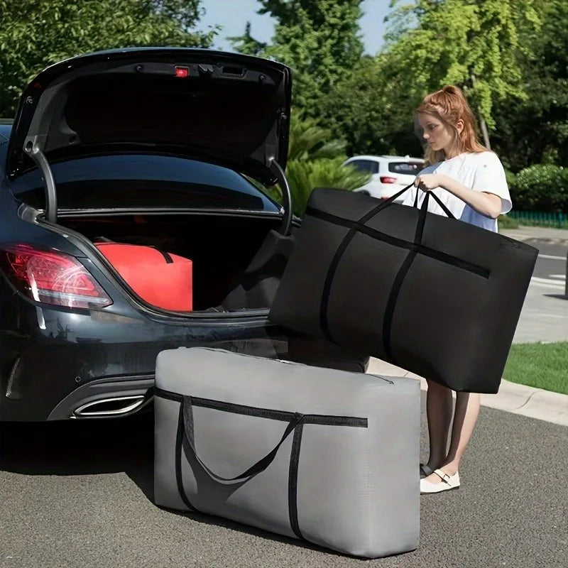 Heavy Duty Polyester Storage Bags Oversized Moving Clothes Zipper