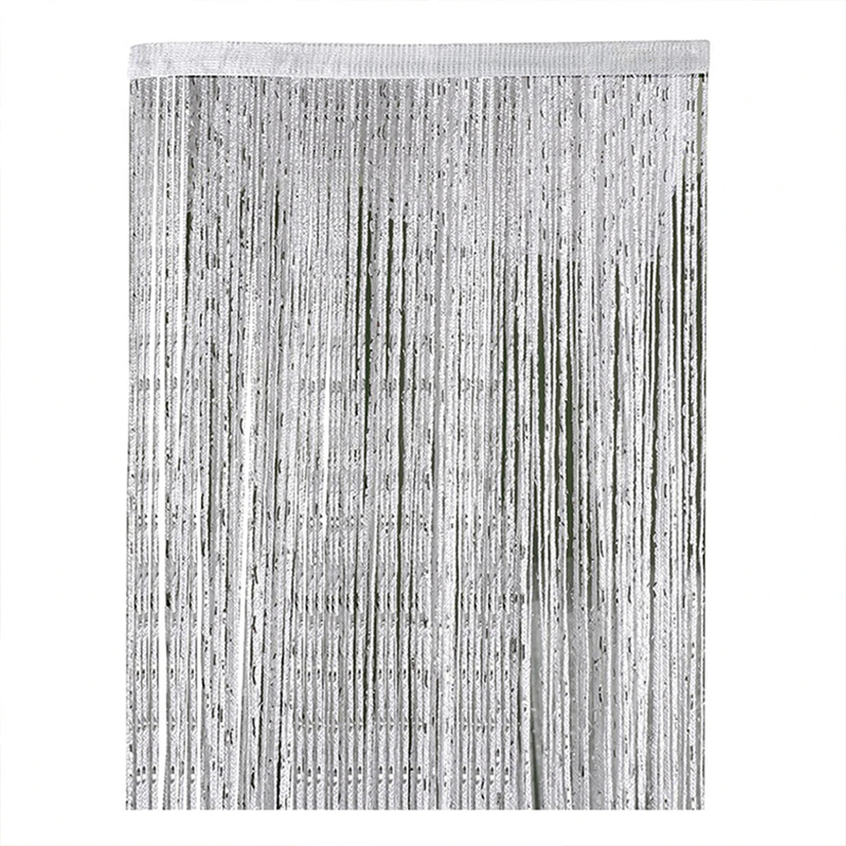 Beads Door Curtain Retro Plain Tassel Window Panel Room Divider Zpaxo GREY