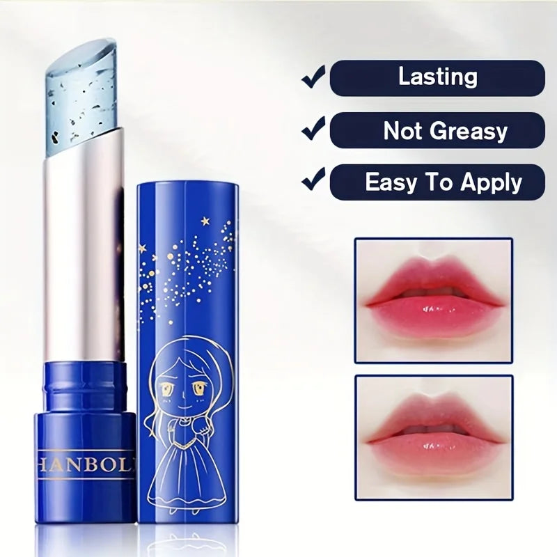 24K Color Changing Lip Balm Rose Essential Oil Golden Oil Moisturizing Lipstick Food Grade Fomula Color Changing Lip Care Gifts Zpaxo