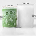 Pillar Candle Mold Flexible Easy Release Reusable Star-moon Women Men