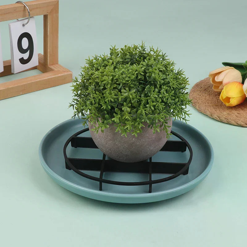 Anti Rot Root Plastic Saucer Bracket Drip Plant Flowerpot Tray Indoor Zpaxo