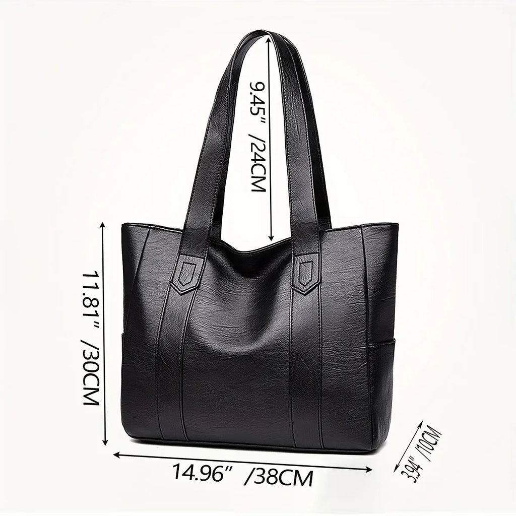 2025 Capacity Vintage Large Tote Bag Retro Vegan Shoulder Casual