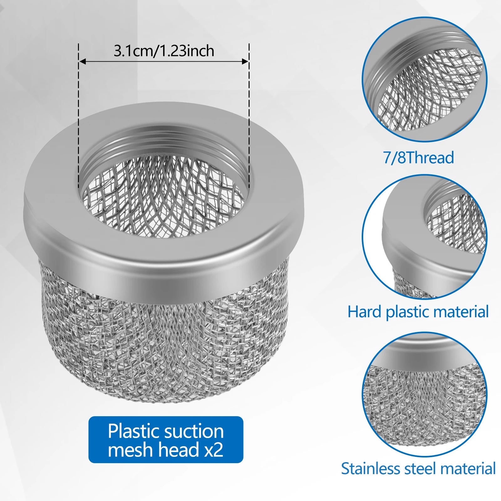 10pcs Spray Gun Filter 20Mesh 60Mesh Airless Spray Gun Accessories Filter Compatible For Graco 695 795 1095 1595 3900 5900 7900 Zpaxo