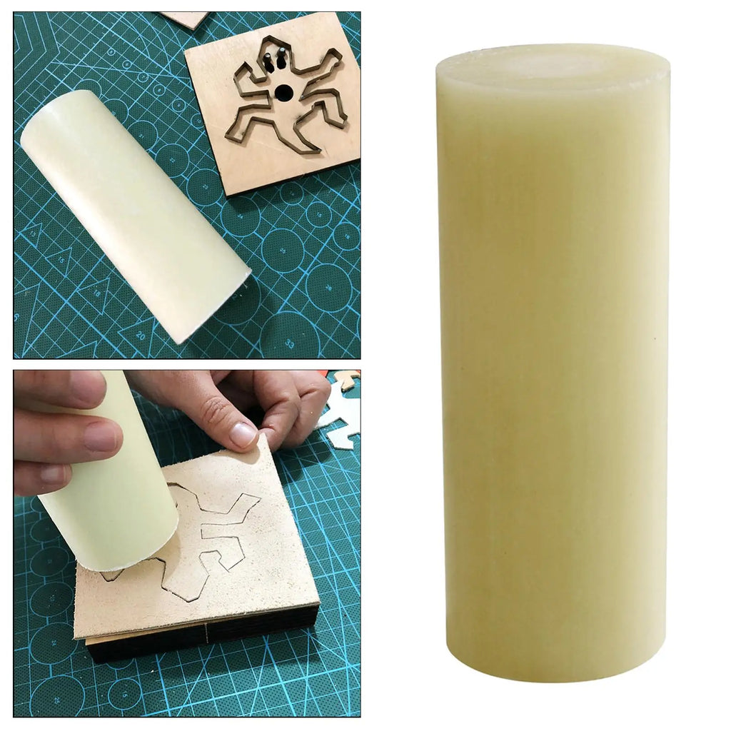 Nylon Stick for Hammering Leather Cutting Die Punching Die Punch Rod Leather Wooden Template DIY Handicraft Tools Zpaxo