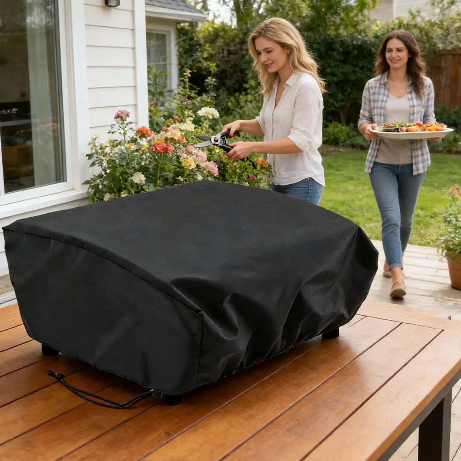 BBQ Grill Cover Heavy Duty Waterproof Table Griddle Barbecue Outdoor
