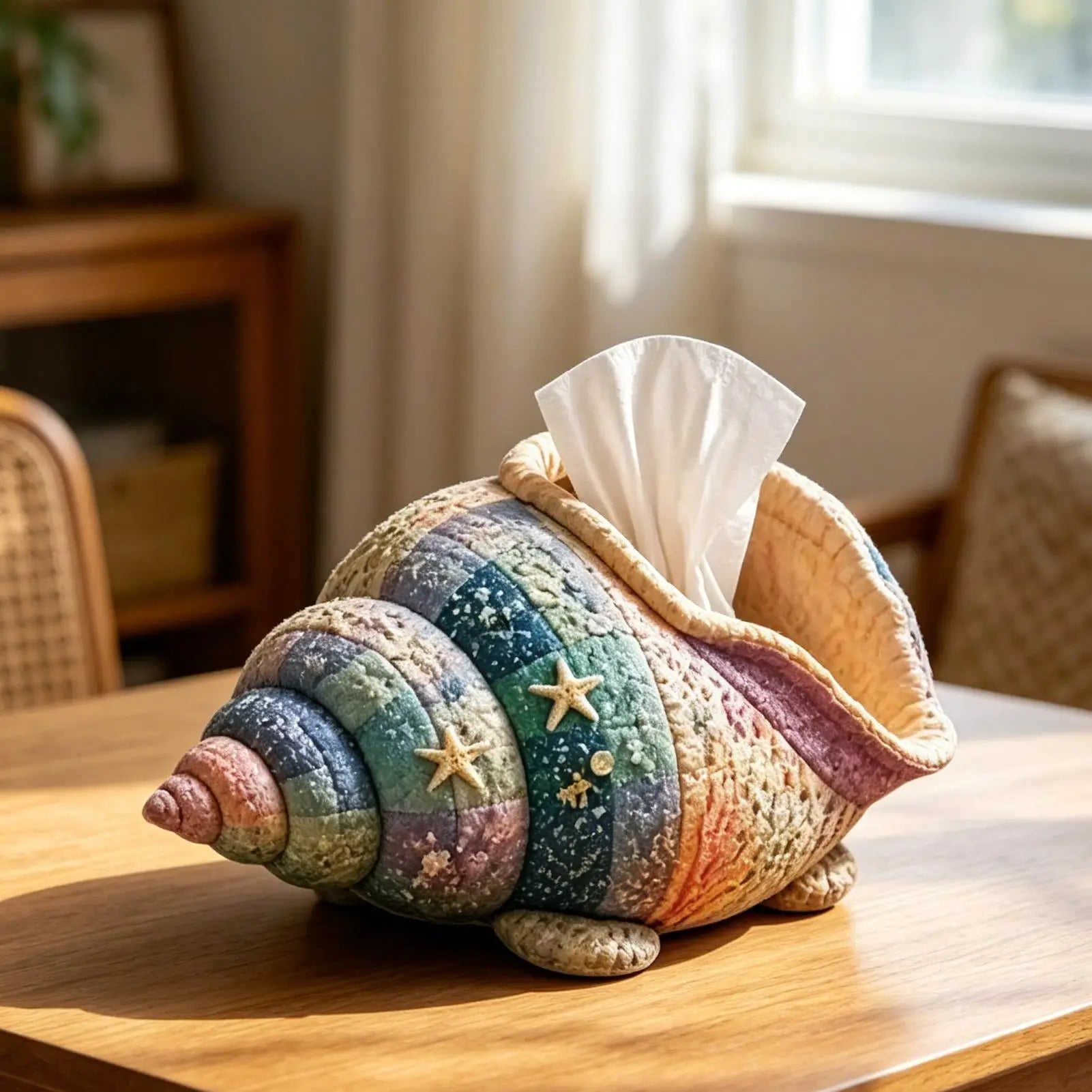 Quilted Tissue Box Cover Kit DIY Sewing Set with Instructions Handmade Quilted Tissue Holder Craft Kit for Beginners Women Zpaxo