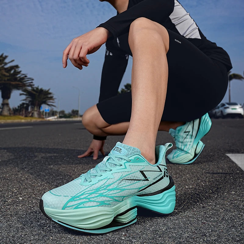 Men's Casual Sneakers Luxury Trainer Shoes Breathable Race Running