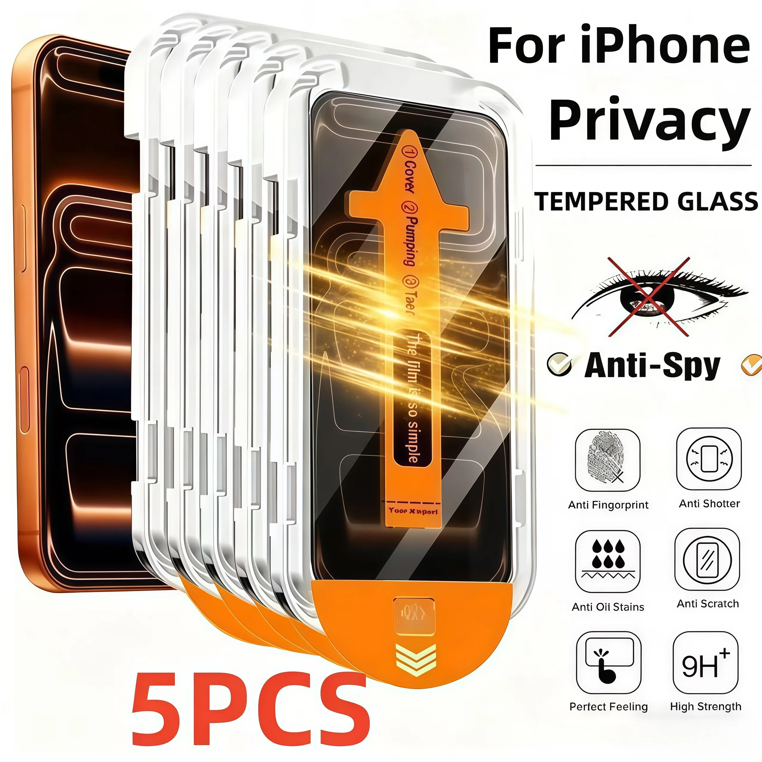 Apple Iphone 17Pro Max 15 16 14 13 12 Mini 11 XS 17 Air Anti-spy