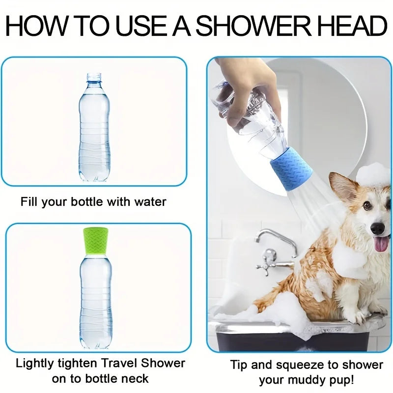 Innovative Silicone Pet Shower Head, Portable Pet Bathing Multifunctional Dog Wash Spray Nozzle, Pet Grooming &Cleaning Supplies Zpaxo