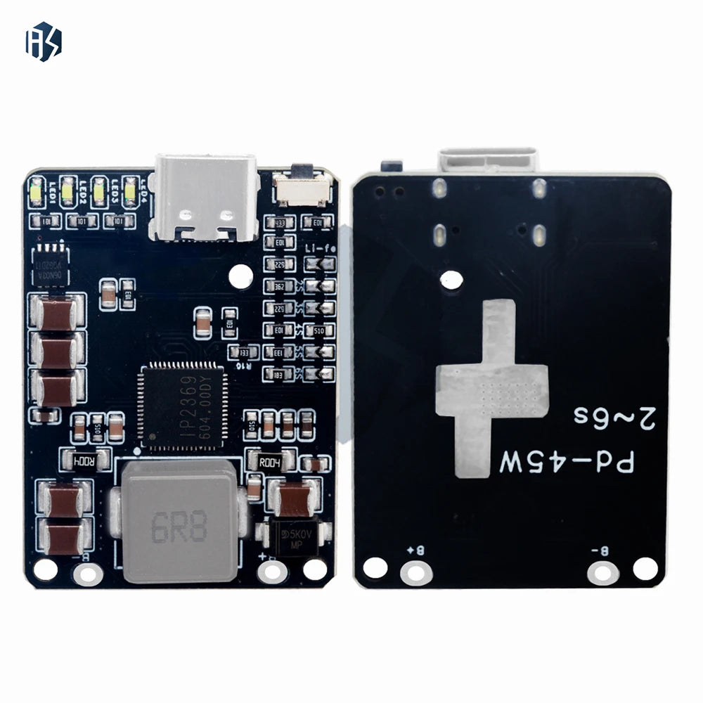 IP2369 45W Battery Management System (BMS) - 2S-6S Charge-Discharge Module, Li-ion/LiFePO4 Compatible for Drones & Power Banks Zpaxo