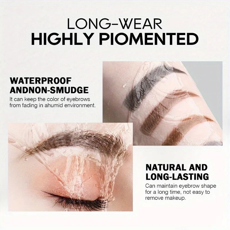 Double Headed Triangle Eyebrow Pencil Natural Long Lasting Smooth No BloomingBlack Brown Eyebrow Pencil Makeup Cosmetics Zpaxo