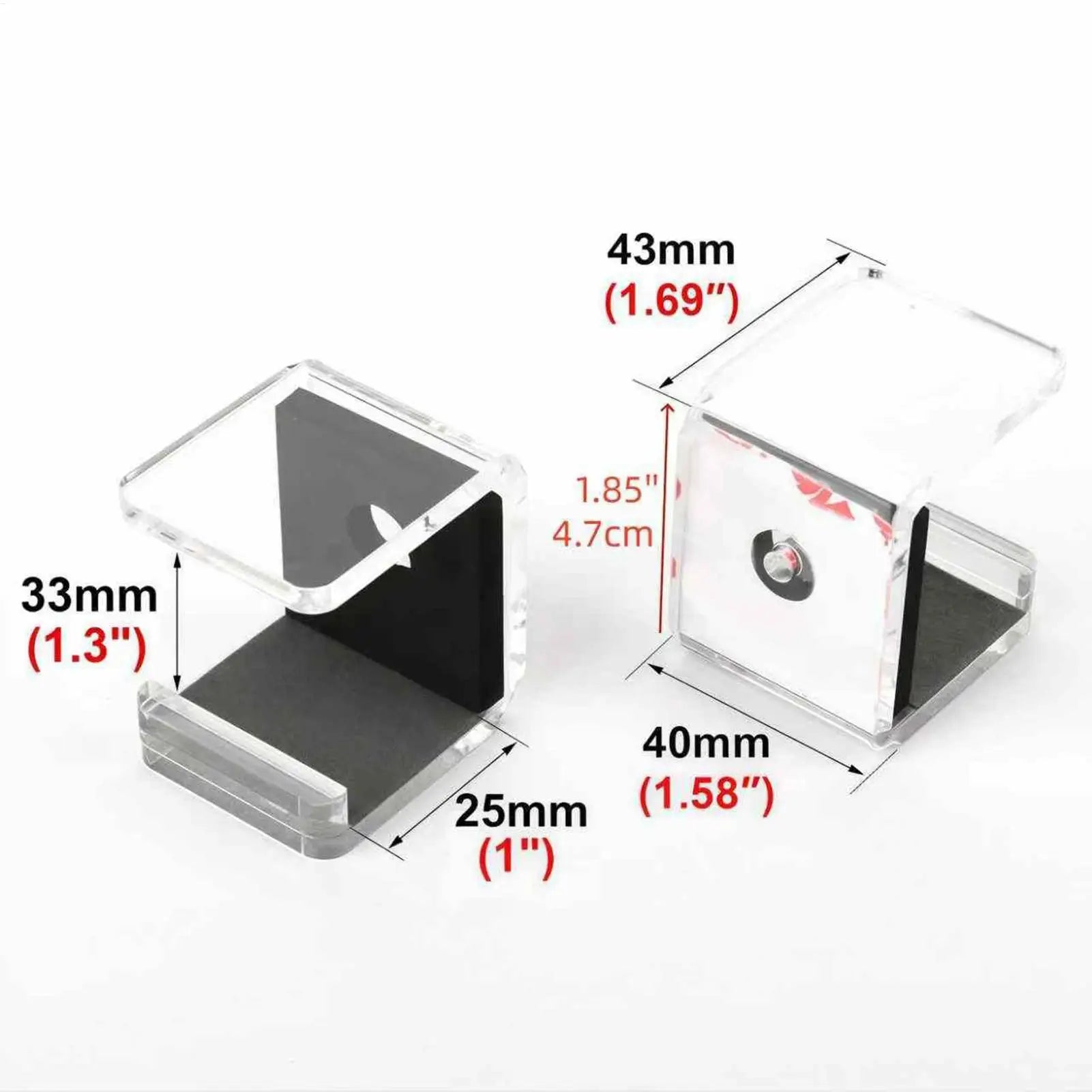 Hockey Stick Holder 2 Pieces Horizontal Storage Hanger Hockey Stick Display Holder with Anti-Scratch Pad for Room Garage Sports Zpaxo