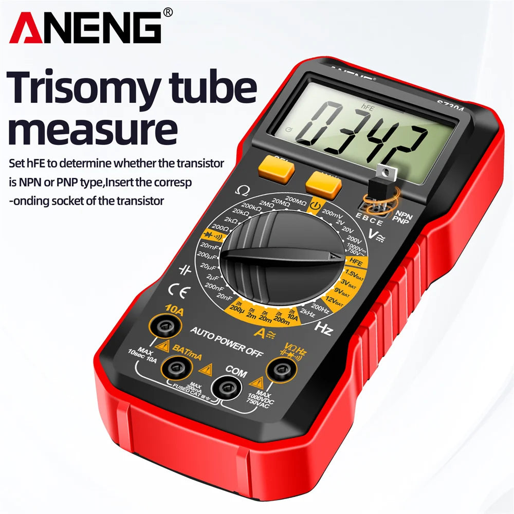 Multifunction Digital Tester Multimete ANENG SZ304 True RMS Handheld