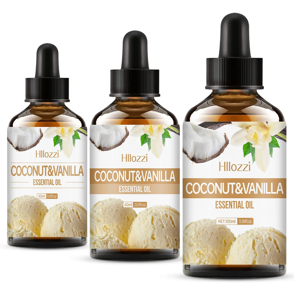 Coconut Vanilla Essential Oil Long-lasting Fragrance Aromatherapy Zpaxo