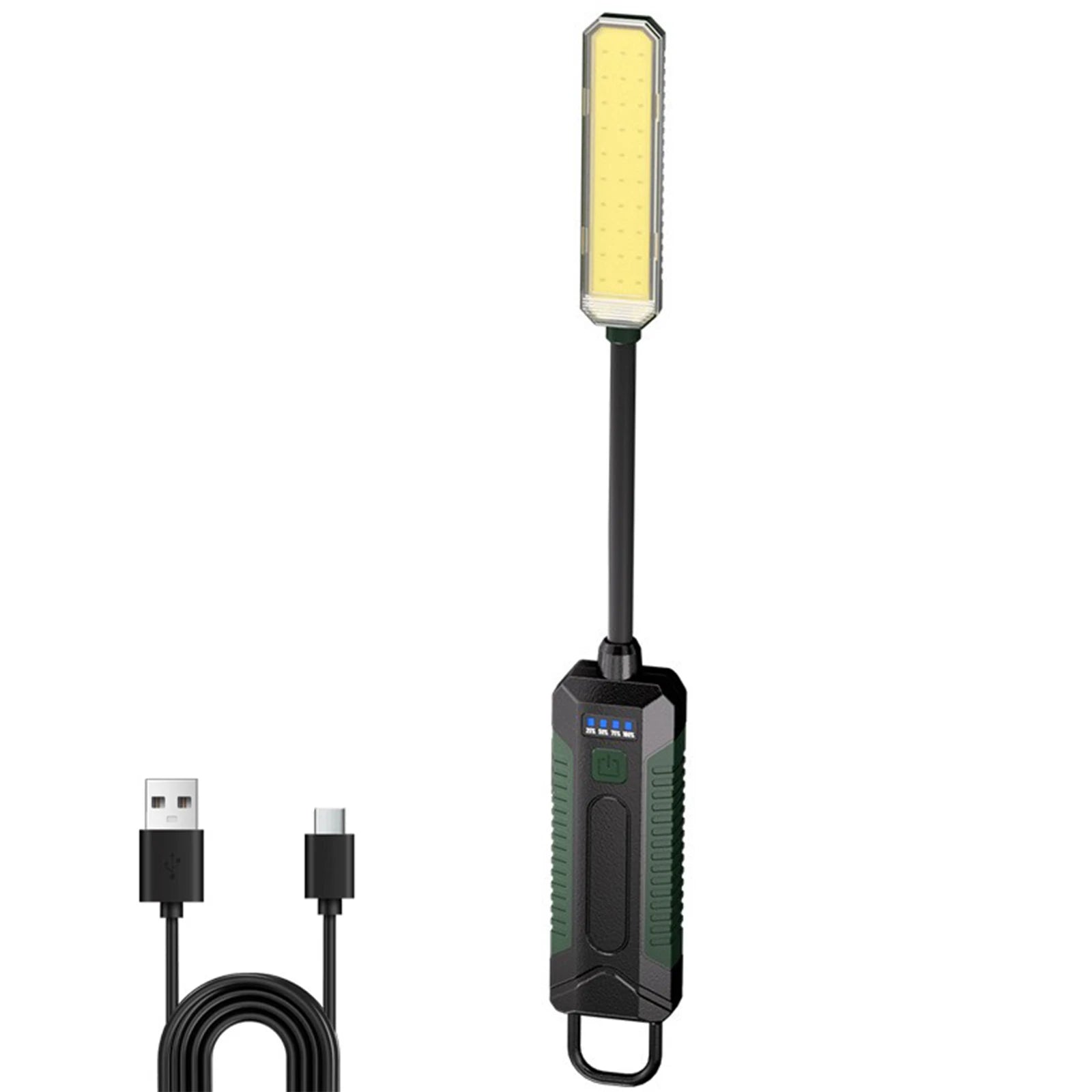Magnetic Camping Flashlight Hook Magnet LED Lantern Waterproof