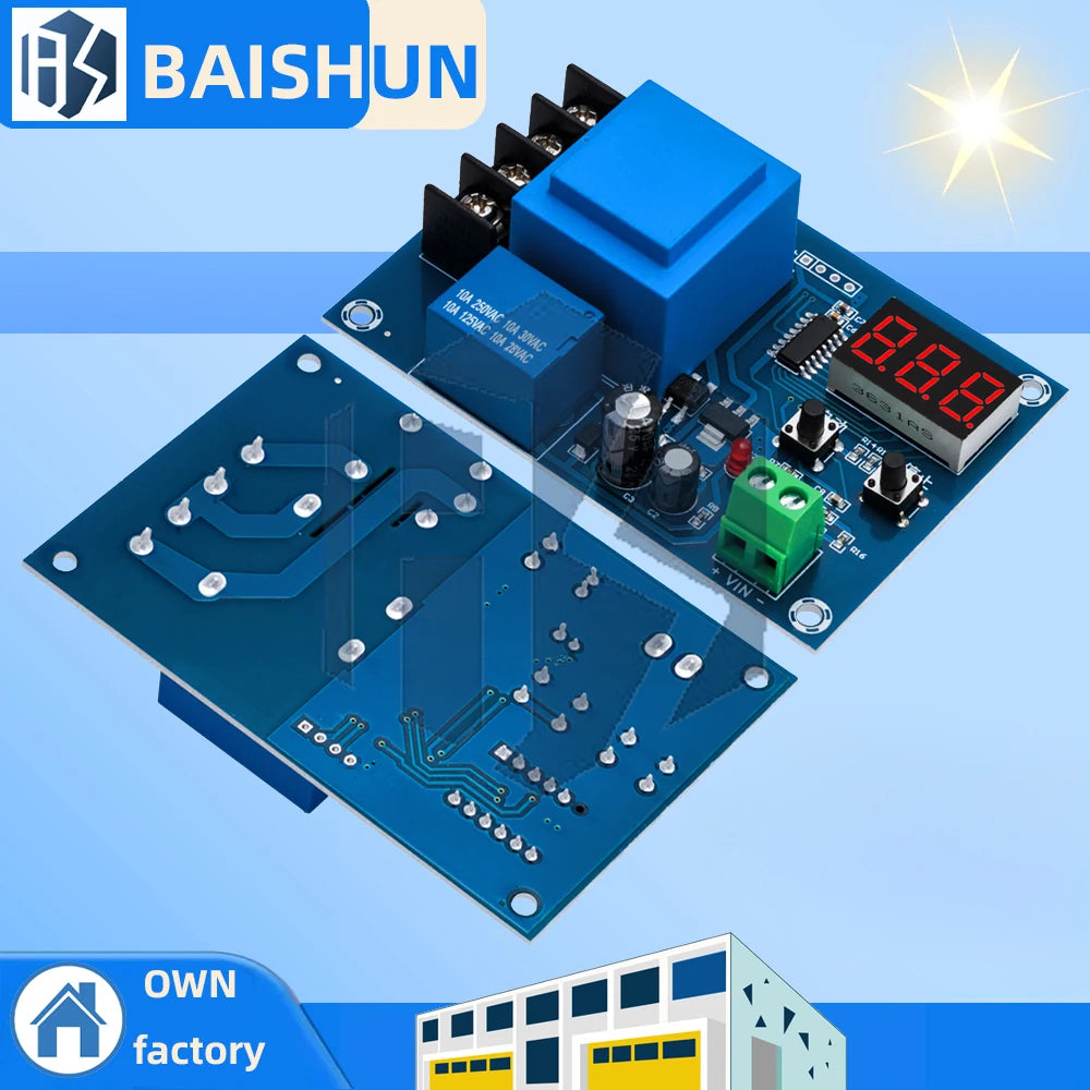 XH-M602 AC 220V Digital-Controlled Li-ion Charger Module - Overcharge & Over-Discharge Protection Zpaxo Default Title