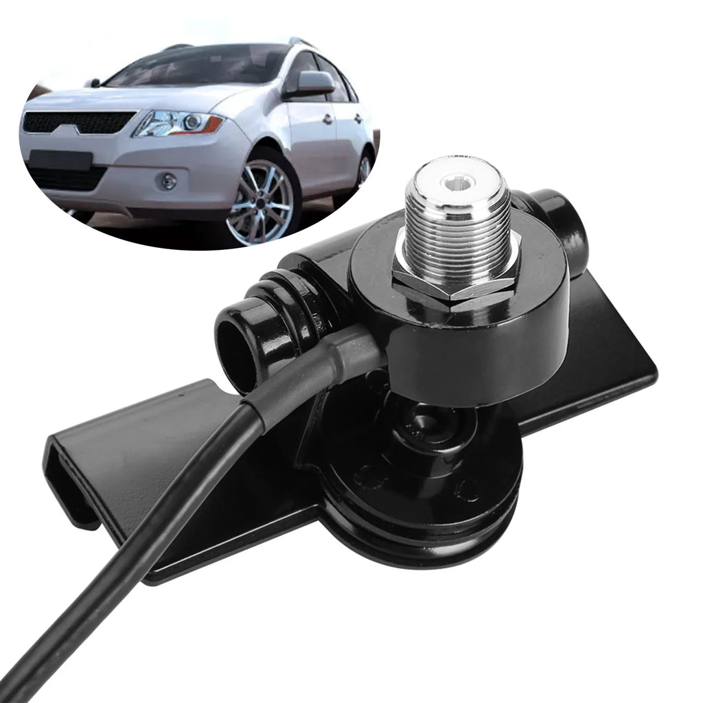Car Antenna Mount Bracket Mobile Radio Clip Trunk Lid Hatchback Door