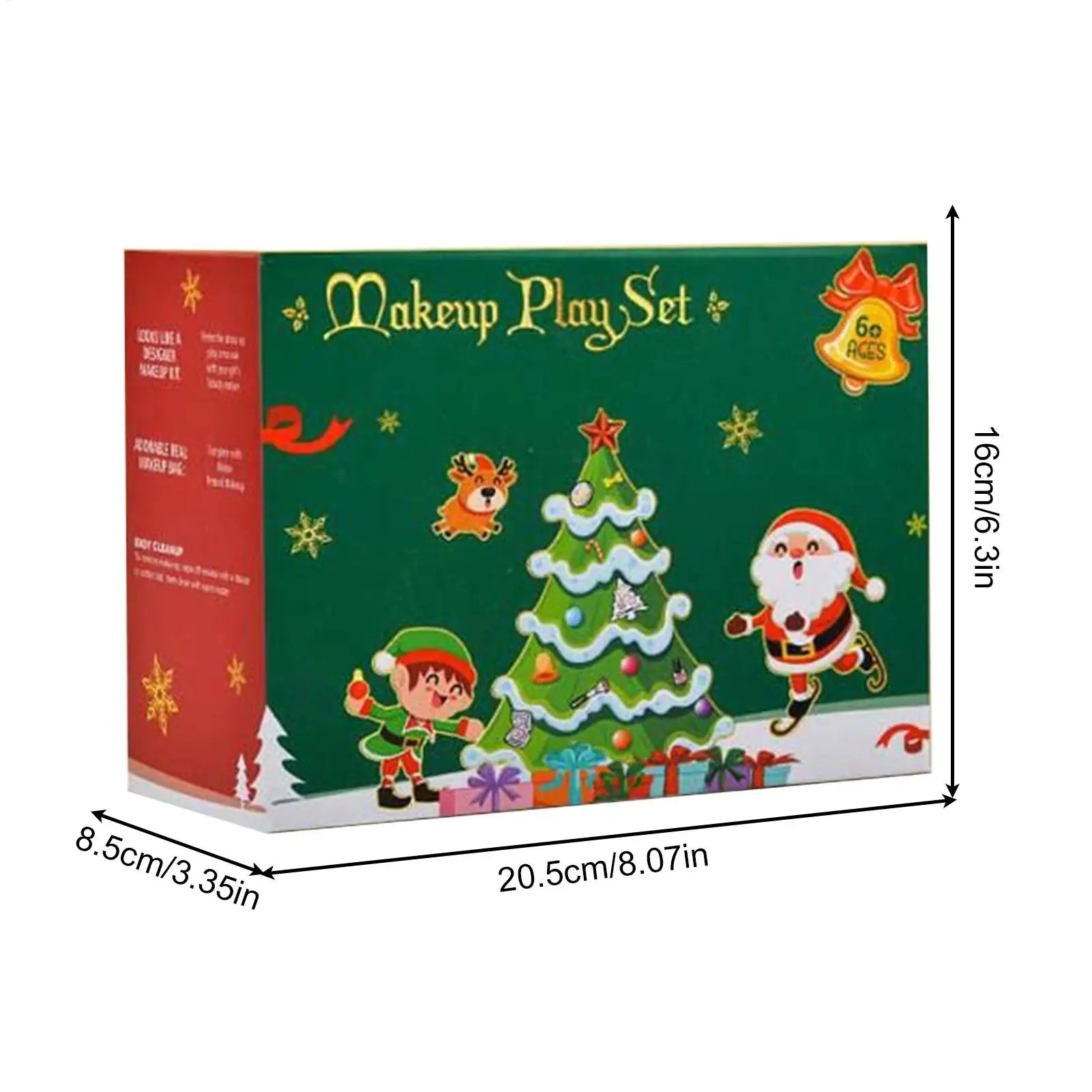 Toddler Pretend Makeup Kids Fake Christmas Cosmetic Set Realistic Toddler Pretend Play Makeup Kit For Birthday Christmas Zpaxo