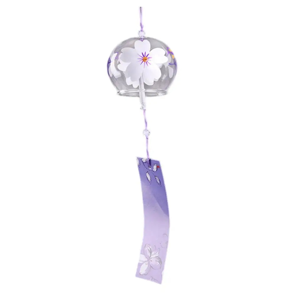 Japanese Wind Bell Japan Wind Chimes Handmade Glass Furin Home Decors Spa Kitchen Office Decor Sakura Cherry Blossom Pattern Zpaxo 08 China Mainland