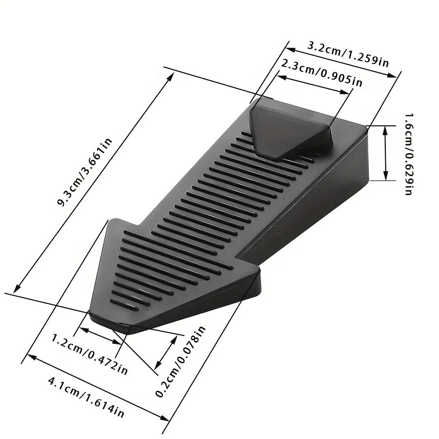 1Pcs Door Stopper Safety Silicone Anti-skid Windproof Door Stop Door Rear Retainer Anti-collision Stop Home Bedroom Zpaxo