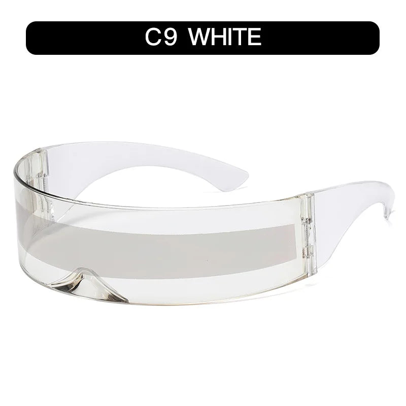 Cosplay Eye Mask Lenses Mardi Gras Mask Cool Carnaval Mask for Men Future Style Photo Props Cosplay Anime Eyewear Styling Props Zpaxo 9