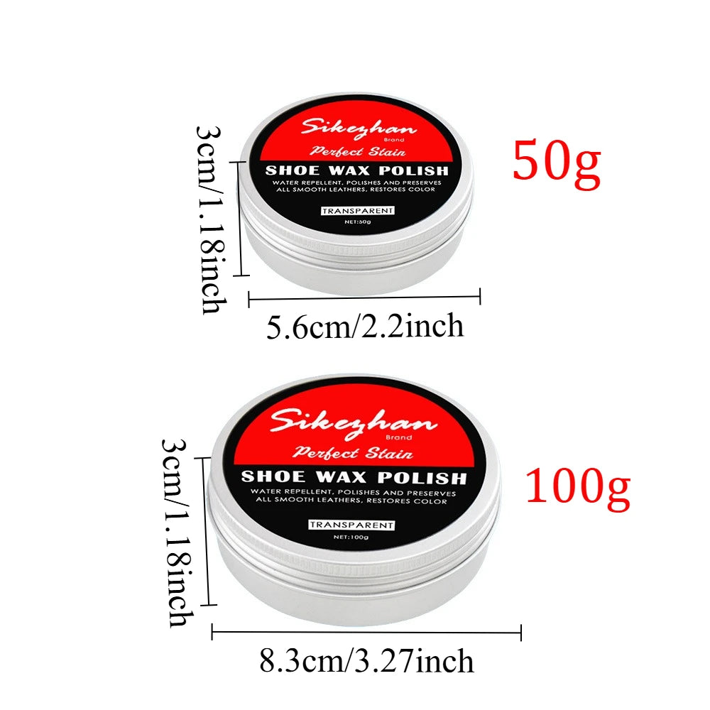 Professional Waterproof Shoe Polish Leather Maintenance Oil Cleaning Tool Leather Shoe Care Natural Restoration Cream 50/100g Zpaxo