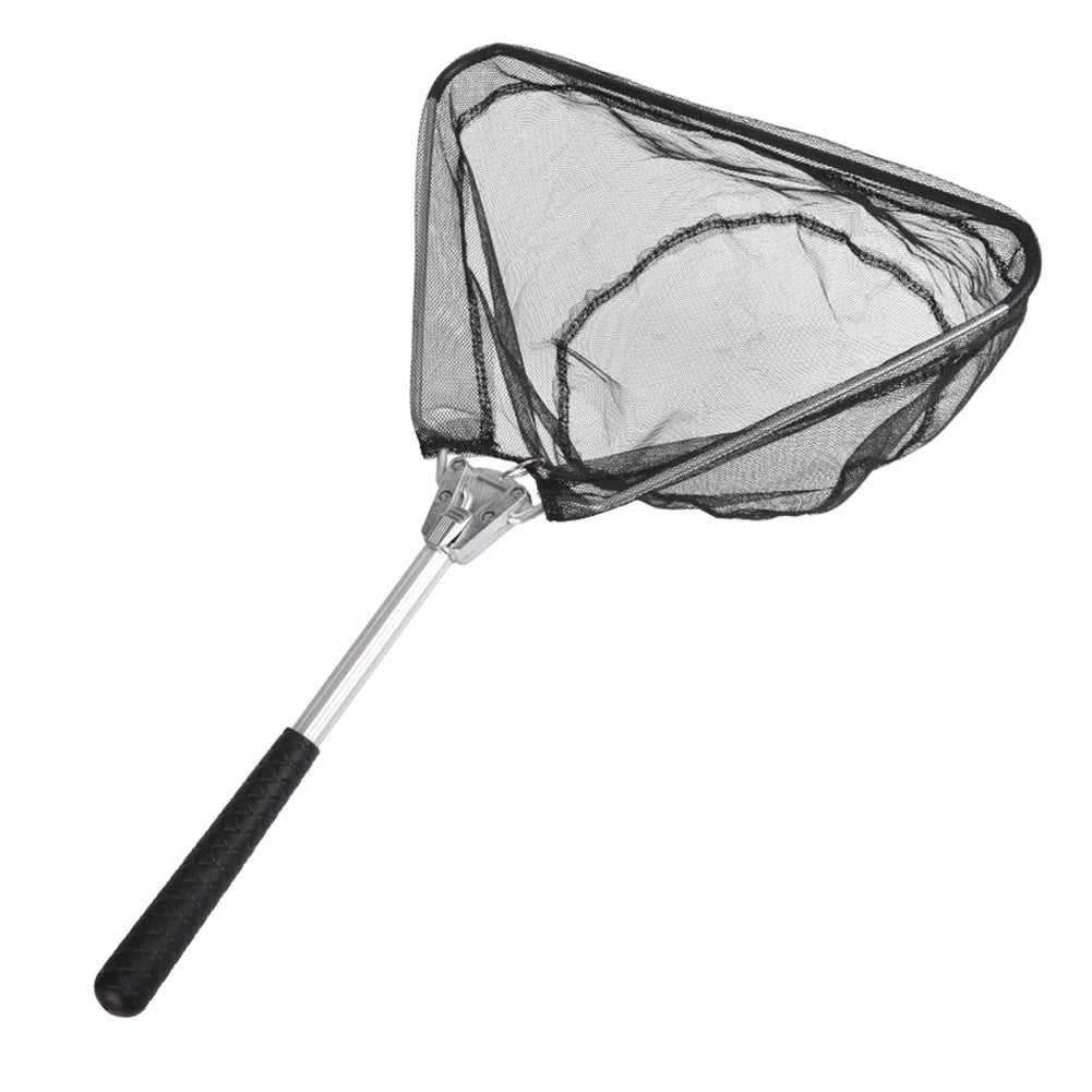 Folding Fishing Net Aluminium Alloy Trout Fly Catch Release Zpaxo as show