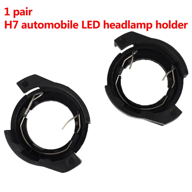 H7 Automobile Led Headlight Bulb Base Replacement Holder Adapter