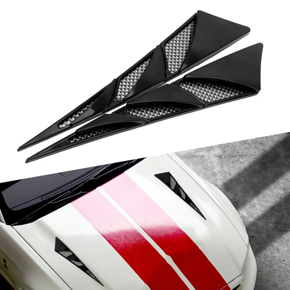 1Pair Universal Vent Cover Cooling Panel Trim Car-styling Air Flow Zpaxo