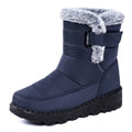 Waterproof Boots Women 2025 Faux Fur Long Plush Women's Snow Platform